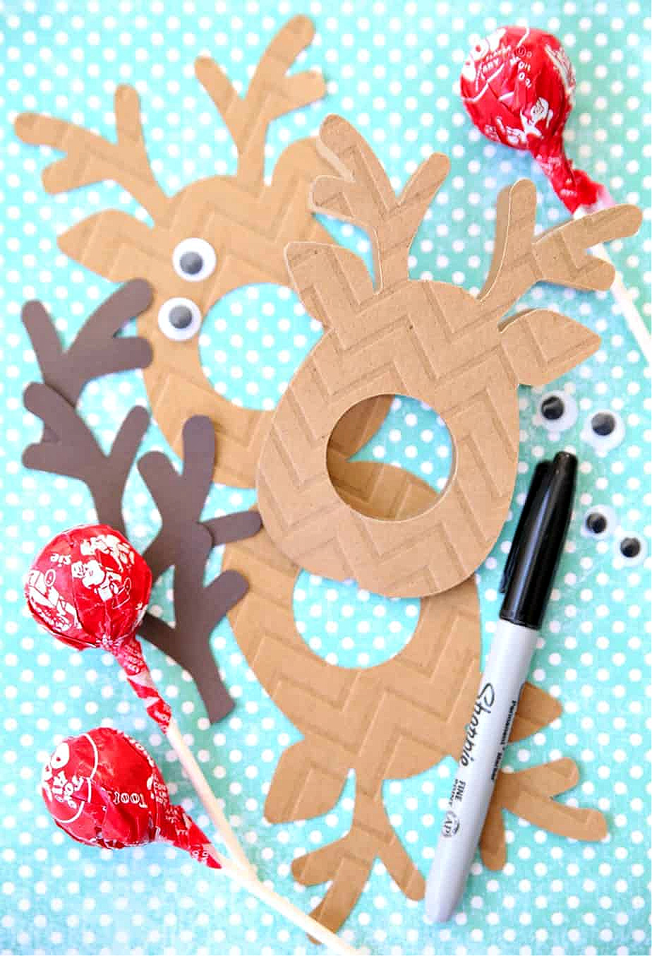 reindeer lollipop